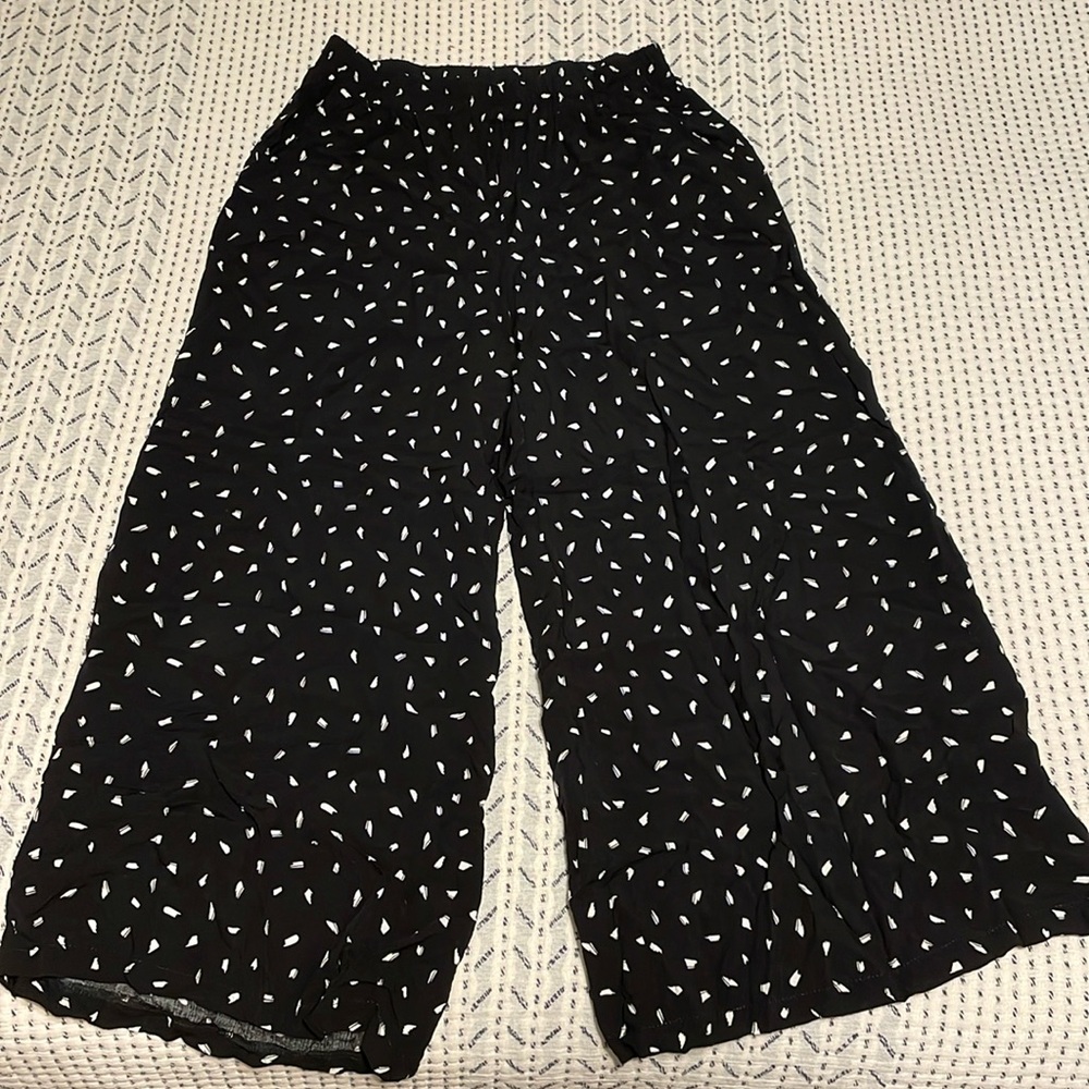 Carly Jean Los Angeles Wide Leg 7/8 Pants